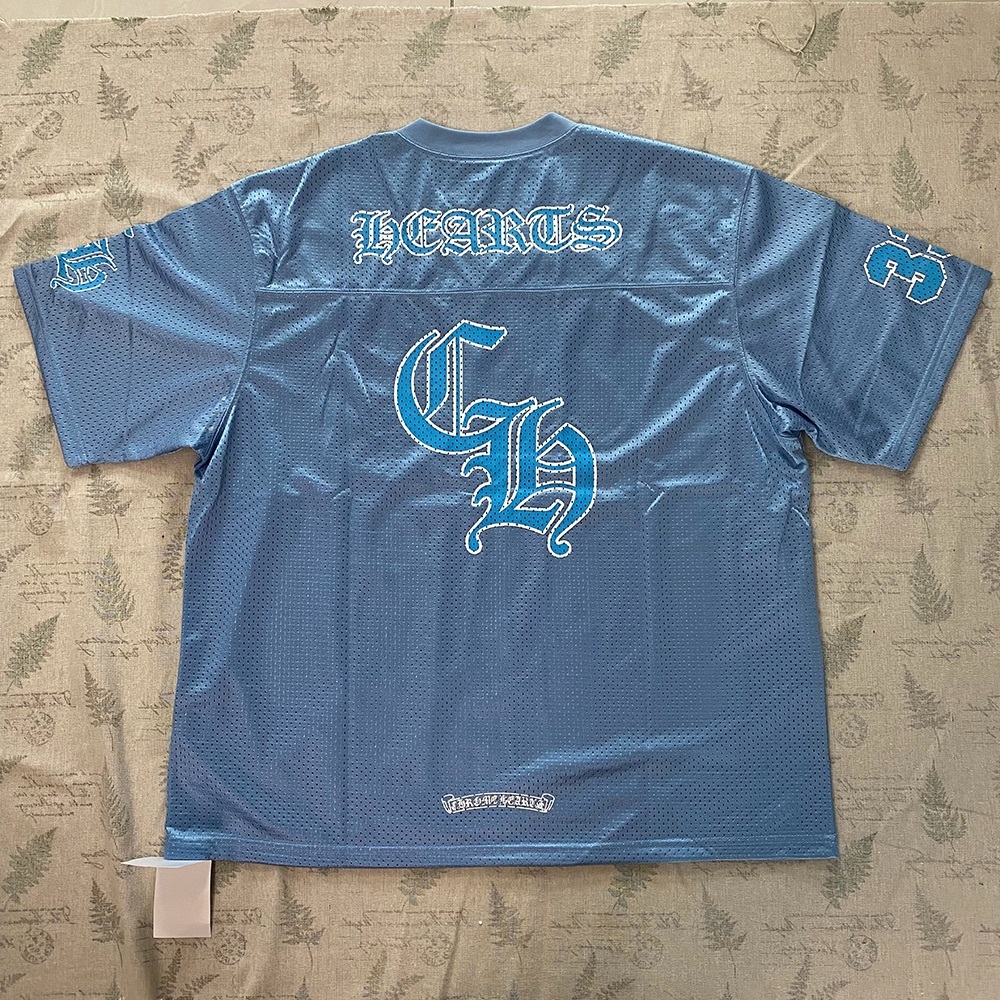 Chrome Hearts Hockey Series Lettering V Neck Printed T Shirt